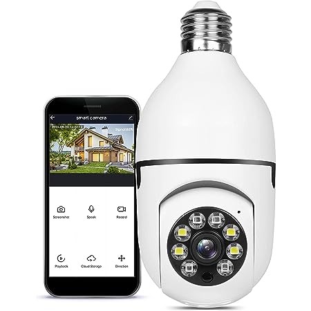 Wifi Light Bulb Security Camera